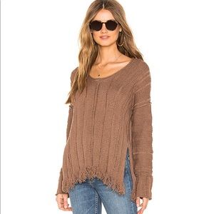 Free People Ocean Drive Pullover in Brown